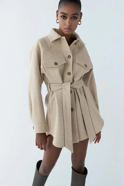 women's jackets fall winter women jacket long sleeves belted warm thicken casual fashion high street coat outfits clothes, Black;brown
women's jackets fall winter women jacket long sleeves belted warm thicken casual fashion high street coat outfits clothes, Black;brown