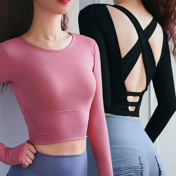 yoga outfit crop running sportswear women's long sleeve short t-shirt deportivo mujer camisetas
yoga outfit crop running sportswear women's long sleeve short t-shirt deportivo mujer camisetas