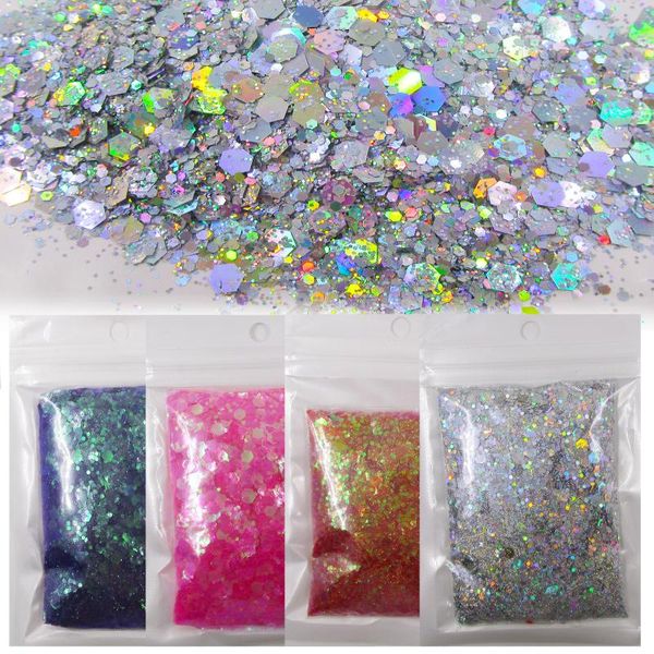 nail glitter 15g holographic art sequins iridescent powder flakes face makeup body chunky glitters for resin craft nails, Silver;gold
nail glitter 15g holographic art sequins iridescent powder flakes face makeup body chunky glitters for resin craft nails, Silver;gold