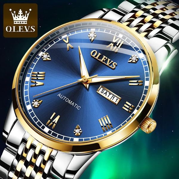 wristwatches swiss automatic watch men stainless steel waterproof date week fashion classic wrist watches relogio masculino, Slivery;brown
wristwatches swiss automatic watch men stainless steel waterproof date week fashion classic wrist watches relogio masculino, Slivery;brown