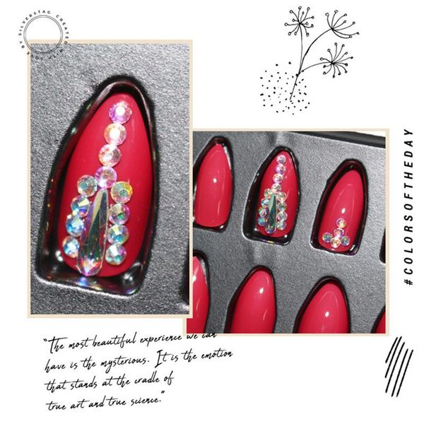 nail art kits european style 24 pieces of finished patches gift box with pointed wear nails removable bridal fake supplier
nail art kits european style 24 pieces of finished patches gift box with pointed wear nails removable bridal fake supplier