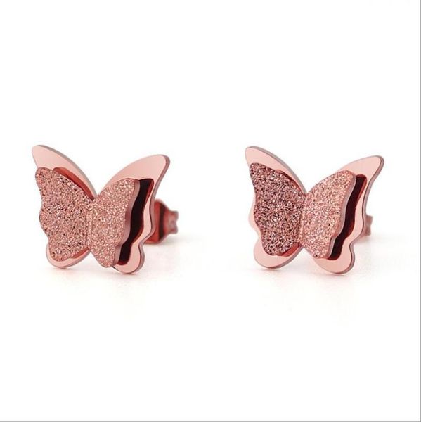stud 2021 butterfly earrings stainless steel fashion small animal lovely mini gift women ladies a pair, Golden;silver
stud 2021 butterfly earrings stainless steel fashion small animal lovely mini gift women ladies a pair, Golden;silver