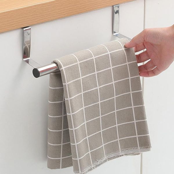 hooks & rails stainless steel towel holder 2 size racks kitchen cabinet door hanger bathroom organizer storage rack
hooks & rails stainless steel towel holder 2 size racks kitchen cabinet door hanger bathroom organizer storage rack