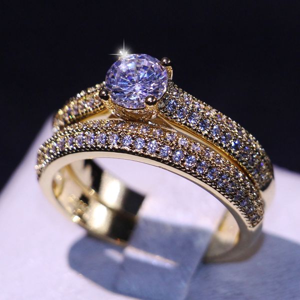 wholesale porfessional handmade luxury jewelry 925 sterling silver&gold filled 5a cubic zirconia cz diamond office bridal ring set gift, Slivery;golden
wholesale porfessional handmade luxury jewelry 925 sterling silver&gold filled 5a cubic zirconia cz diamond office bridal ring set gift, Slivery;golden