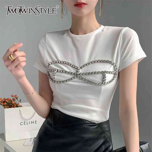 twowinsyle white casual shirt for women o neck short sleeve patchwork diamond straight shirts female summer korean fashion 210524
twowinsyle white casual shirt for women o neck short sleeve patchwork diamond straight shirts female summer korean fashion 210524
