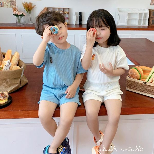 clothing sets boys girls pajamas set 2021 boy baby children's summer two-piece suit, White
clothing sets boys girls pajamas set 2021 boy baby children's summer two-piece suit, White