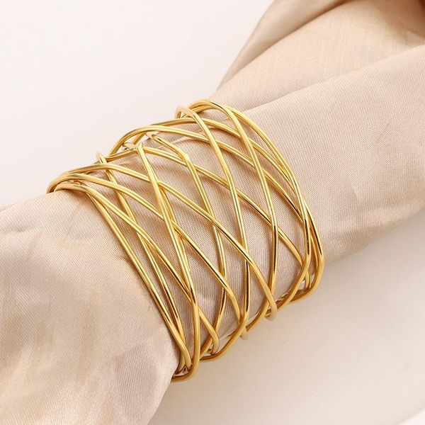 el gold silver wire mesh napkin ring mouth metallic buckle table wedding decoration kitchen support dropshopping rings
el gold silver wire mesh napkin ring mouth metallic buckle table wedding decoration kitchen support dropshopping rings