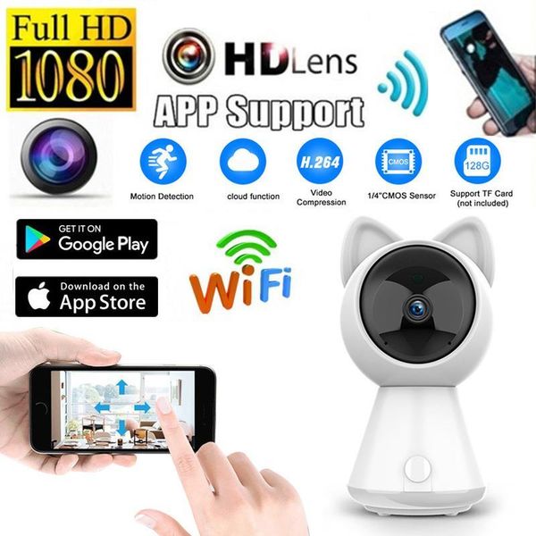 camera wifi cat shape intelligent 360° full view baby monitor 2mp cctv ir night vision surveillance security cameras ip
camera wifi cat shape intelligent 360° full view baby monitor 2mp cctv ir night vision surveillance security cameras ip