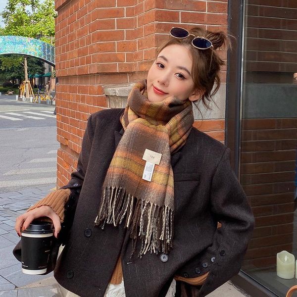 scarves style cashmere color matching scarf for women in autumn and winter2021extra long wavy stripe with warm fashionable tassel, Blue;gray
scarves style cashmere color matching scarf for women in autumn and winter2021extra long wavy stripe with warm fashionable tassel, Blue;gray