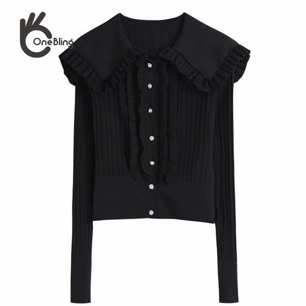 women's knits & tees onebling women button decoration o-neck sweater single breasted knitted sweaters long sleeve casual loose knit coa, White
women's knits & tees onebling women button decoration o-neck sweater single breasted knitted sweaters long sleeve casual loose knit coa, White