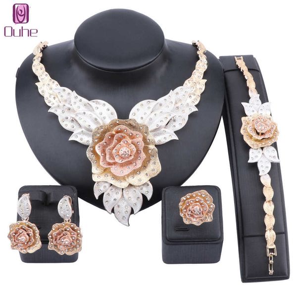 women party bridal fine crystal rose flower necklace jewelry sets for wedding party dinner dress accessories jewelry sets h1022, Silver
women party bridal fine crystal rose flower necklace jewelry sets for wedding party dinner dress accessories jewelry sets h1022, Silver