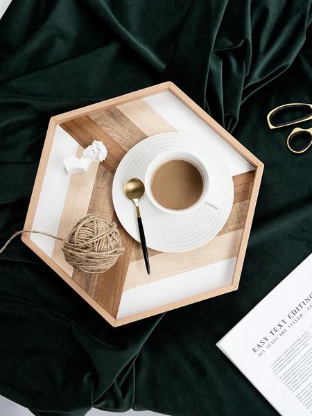 kitchen storage & organization nordic style hexagon solid wood tray cosmetic organizer tea fruits desserts plate home decorations
kitchen storage & organization nordic style hexagon solid wood tray cosmetic organizer tea fruits desserts plate home decorations