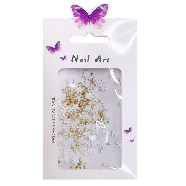 nail art decorations small white flower size mixed decoration steel finished solid resin five-petals diy decorarion, Silver;gold
nail art decorations small white flower size mixed decoration steel finished solid resin five-petals diy decorarion, Silver;gold