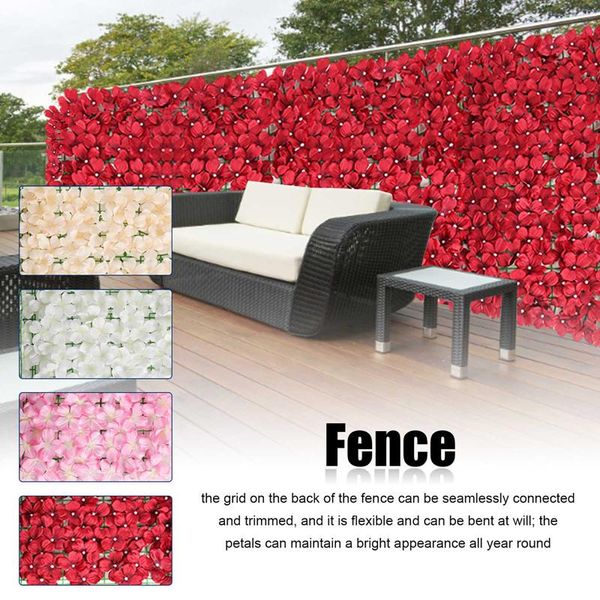 fencing, trellis & gates 50x300 cm artificial hydrangea screening roll flower fencing panel private balcony garden decoration fence net scre
fencing, trellis & gates 50x300 cm artificial hydrangea screening roll flower fencing panel private balcony garden decoration fence net scre