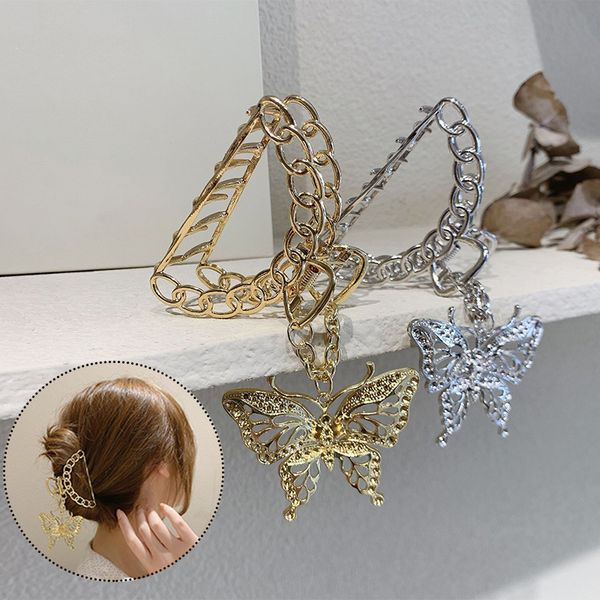 fashion vintage long tassel metal hair claws gold silver color butterfly pendant crab clips for women hair accessories gift, Golden;silver
fashion vintage long tassel metal hair claws gold silver color butterfly pendant crab clips for women hair accessories gift, Golden;silver