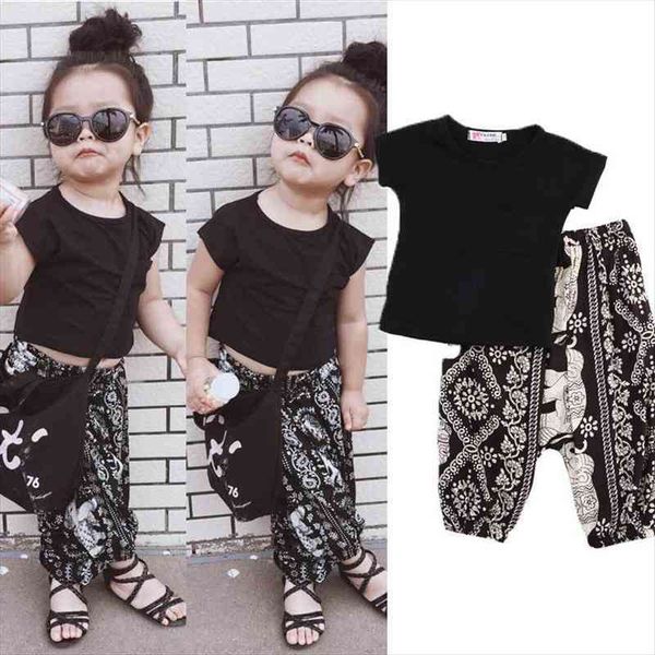 2pcs summer fashion casual toddler baby girls boys sets short sleeve black t shirts pattern print harem pants 0, White
2pcs summer fashion casual toddler baby girls boys sets short sleeve black t shirts pattern print harem pants 0, White