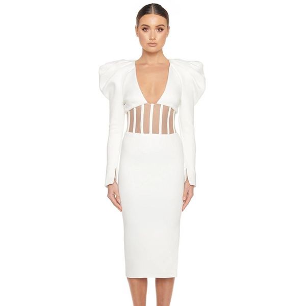 casual dresses legg winter women designer lace mesh white bandage dress ladies elegant long sleeve midi bodycon party vestido, Black;gray
casual dresses legg winter women designer lace mesh white bandage dress ladies elegant long sleeve midi bodycon party vestido, Black;gray
