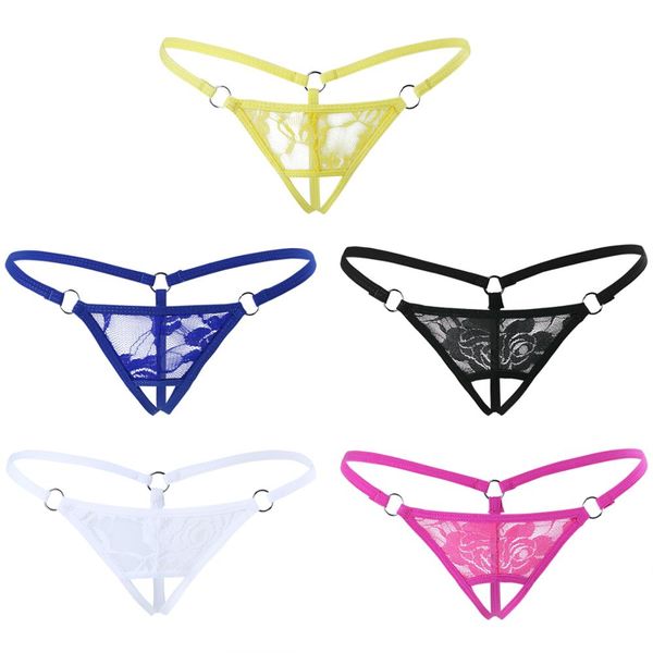 women semi see-through underwear micro floral lace panties open crotch t-back g string tangas thong sissy bikini underpants, Black;white
women semi see-through underwear micro floral lace panties open crotch t-back g string tangas thong sissy bikini underpants, Black;white