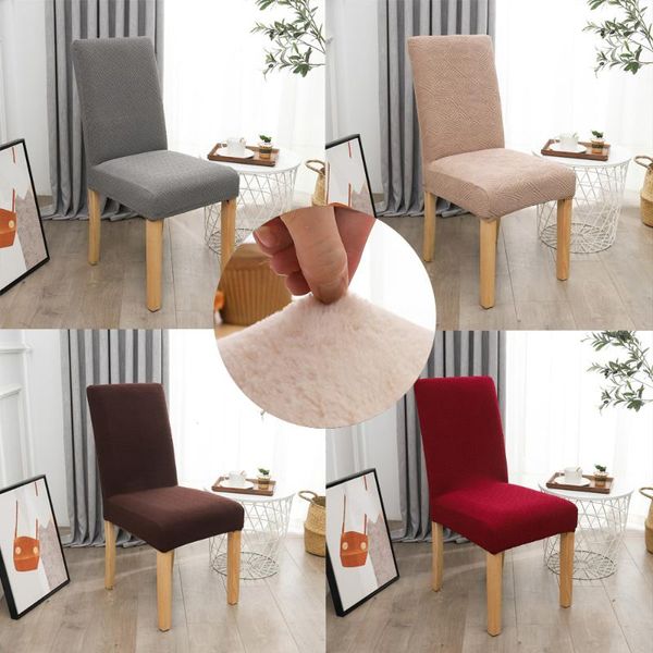 1/2/4/6 pcs long plush chair cover jacquard plain dining spandex elastic slipcover case stretch for wedding covers
1/2/4/6 pcs long plush chair cover jacquard plain dining spandex elastic slipcover case stretch for wedding covers