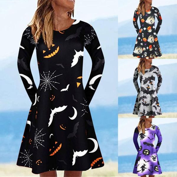casual dresses halloween party dress skull flower print women long sleeve punk gothic harajuku street ladies clothing 21809, Black;gray
casual dresses halloween party dress skull flower print women long sleeve punk gothic harajuku street ladies clothing 21809, Black;gray