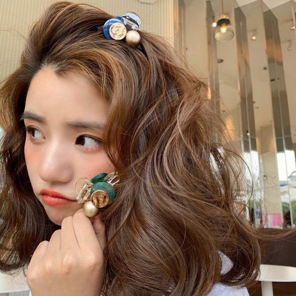 hair clips & barrettes korean sweet mini round pearl hairpins for women girls claw crab styling make up tool accessories, Golden;silver
hair clips & barrettes korean sweet mini round pearl hairpins for women girls claw crab styling make up tool accessories, Golden;silver