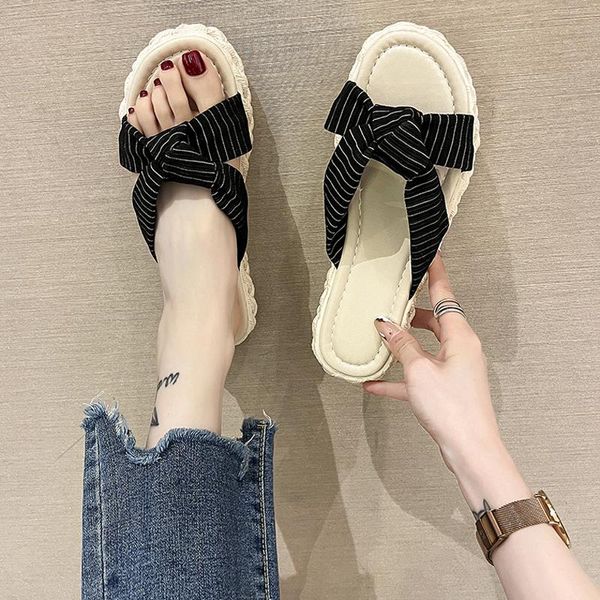 slippers 2021 women's flip flops summer the fashion leisure all-match round head comfortable open toe sandals platform shoes, Black
slippers 2021 women's flip flops summer the fashion leisure all-match round head comfortable open toe sandals platform shoes, Black