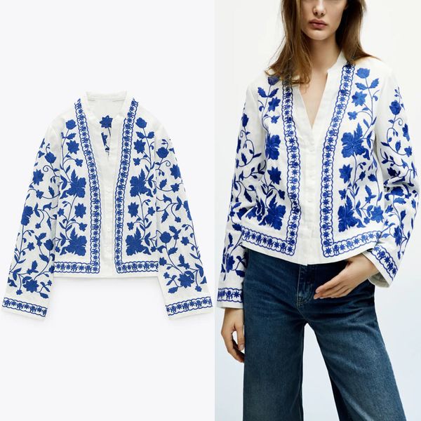 dresses blue embroidered shirt women elegant long sleeve button up summer female fashion fit embroidery blouse blusas, Black;gray
dresses blue embroidered shirt women elegant long sleeve button up summer female fashion fit embroidery blouse blusas, Black;gray