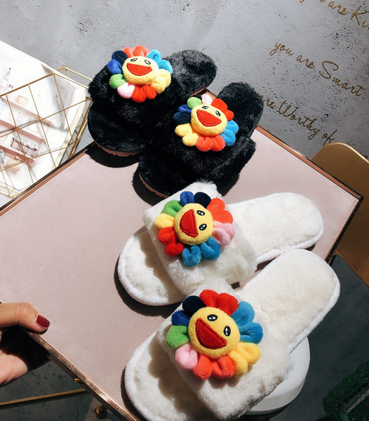 sunflower cartoon plush house slippers linen indoor wool girl lovely girl heart anti-slip drag, Black
sunflower cartoon plush house slippers linen indoor wool girl lovely girl heart anti-slip drag, Black