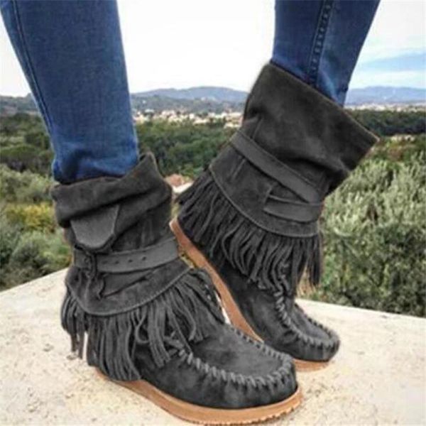 women tassel winter snow boots ladies suede ankle boot female fashion casual shoes comfort footwear plus size, Black
women tassel winter snow boots ladies suede ankle boot female fashion casual shoes comfort footwear plus size, Black