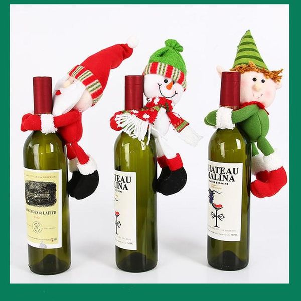 new xmas red wine bottles cover bags bottle holder party decors hug santa claus snowman dinner table decoration home christmas wholesale sxn
new xmas red wine bottles cover bags bottle holder party decors hug santa claus snowman dinner table decoration home christmas wholesale sxn