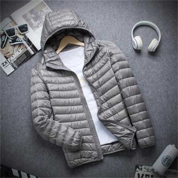 brand autumn winter light down jacket men's fashion hooded short large ultra-thin lightweight youth slim coat down jackets 211008, Black
brand autumn winter light down jacket men's fashion hooded short large ultra-thin lightweight youth slim coat down jackets 211008, Black