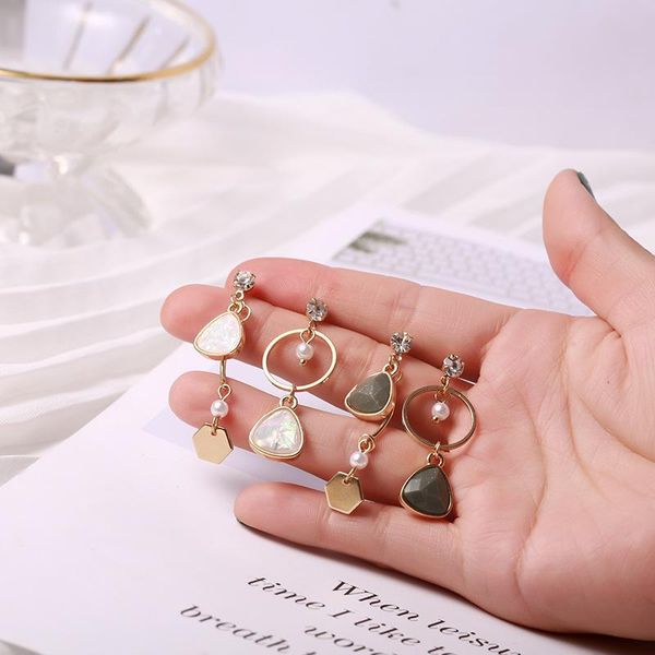 dangle & chandelier korean geometric circle triangle drop earrings for women elegant asymmetrical crystal earring wedding party jewelry, Silver
dangle & chandelier korean geometric circle triangle drop earrings for women elegant asymmetrical crystal earring wedding party jewelry, Silver