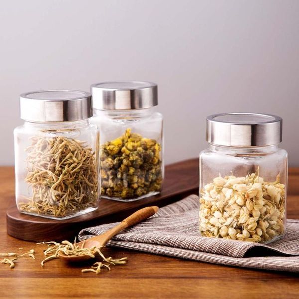 moisture-proof glass sealed storage jar spice teas beans candy preservation bottle dustproof box bottles & jars
moisture-proof glass sealed storage jar spice teas beans candy preservation bottle dustproof box bottles & jars