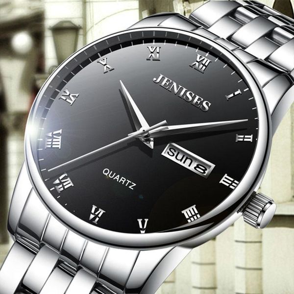wristwatches men watch luxury waterproof quartz for man calendar watches classic simple leather steel male wrist clock, Slivery;brown
wristwatches men watch luxury waterproof quartz for man calendar watches classic simple leather steel male wrist clock, Slivery;brown