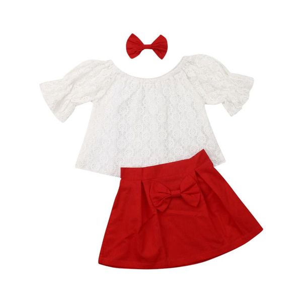 clothing sets 2021 kid baby girl clothes set summer cotton short sleeve lace +solid skirt +headband outfiit 3pcs, White
clothing sets 2021 kid baby girl clothes set summer cotton short sleeve lace +solid skirt +headband outfiit 3pcs, White