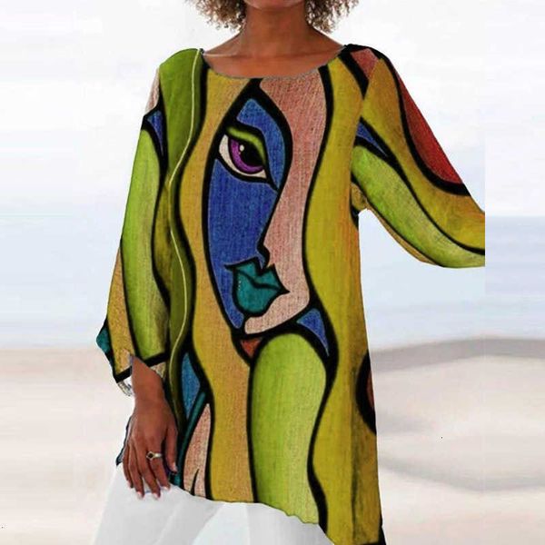 women's jumpsuits & rompers 5xl casual abstract face print shirt blusa autumn o neck long sleeve women blouse vintage loose i p1f5, Black;white
women's jumpsuits & rompers 5xl casual abstract face print shirt blusa autumn o neck long sleeve women blouse vintage loose i p1f5, Black;white