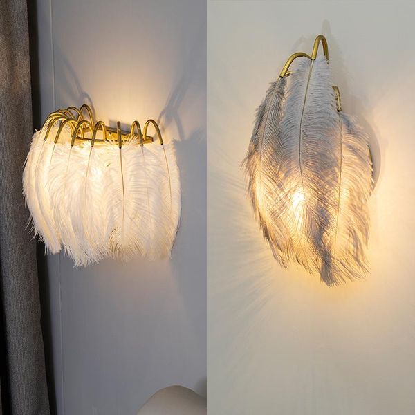 wall lamp nordic creative ins girl led gold-plated princess room feather for living sofa bedroom bedside
wall lamp nordic creative ins girl led gold-plated princess room feather for living sofa bedroom bedside