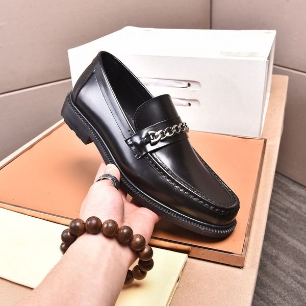 high-end oxfords shoes for mens wedding dress slip on cow leather office footwear business silver chain slugged bottom size 38-45, Black
high-end oxfords shoes for mens wedding dress slip on cow leather office footwear business silver chain slugged bottom size 38-45, Black
