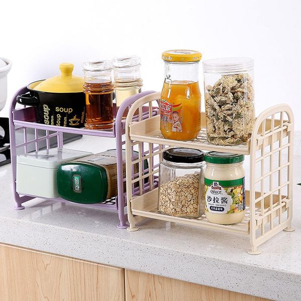 kitchen double layer receiving frame storage shelf deskrack bathroom plastic received & organization
kitchen double layer receiving frame storage shelf deskrack bathroom plastic received & organization