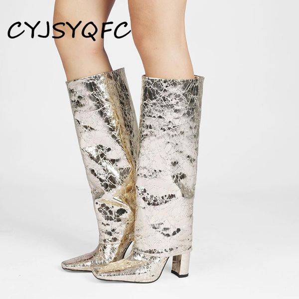 boots cyjsyqfc fashion burst crack microfiber women knee high square toe turned over edge heel long catwalk shoe, Black
boots cyjsyqfc fashion burst crack microfiber women knee high square toe turned over edge heel long catwalk shoe, Black