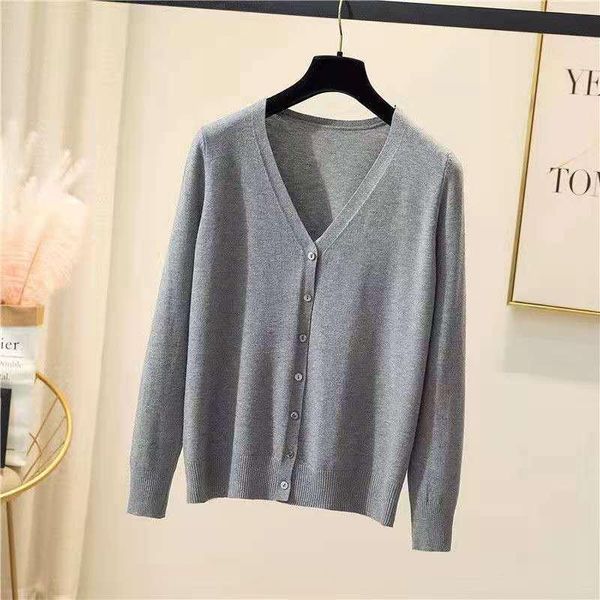 women's knits & tees knitted cardigan women spring / autumn short solid color long sleeve base coat loose shawl air conditioning shirt, White
women's knits & tees knitted cardigan women spring / autumn short solid color long sleeve base coat loose shawl air conditioning shirt, White