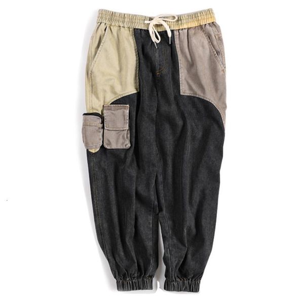 men's jeans aelfric eden hip hop patchwork multi-pockets cargo denim streetwear harajuku pant man oversized loose joggers men trousers, Blue
men's jeans aelfric eden hip hop patchwork multi-pockets cargo denim streetwear harajuku pant man oversized loose joggers men trousers, Blue