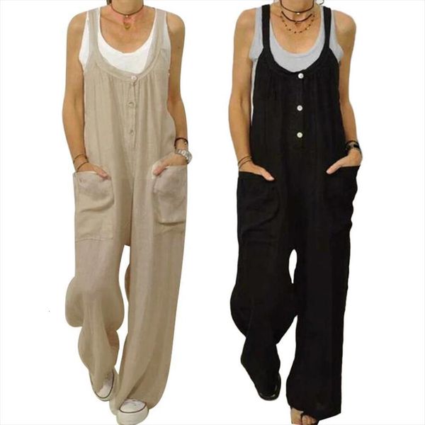 80% saleswomen solid color buttons women romper pockets cotton linen bib overall dungarees, Black;white
80% saleswomen solid color buttons women romper pockets cotton linen bib overall dungarees, Black;white