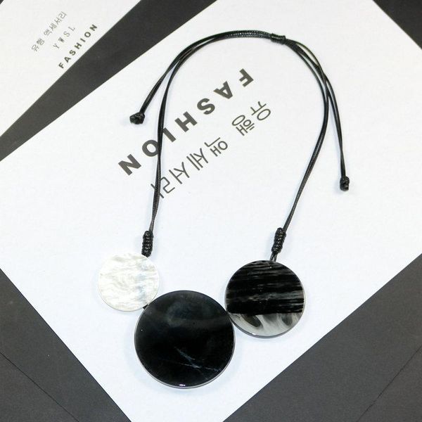 pendant necklaces simple women necklace geometric big round resin fashion jewelry long rope sweater chain trendy accessories, Silver
pendant necklaces simple women necklace geometric big round resin fashion jewelry long rope sweater chain trendy accessories, Silver