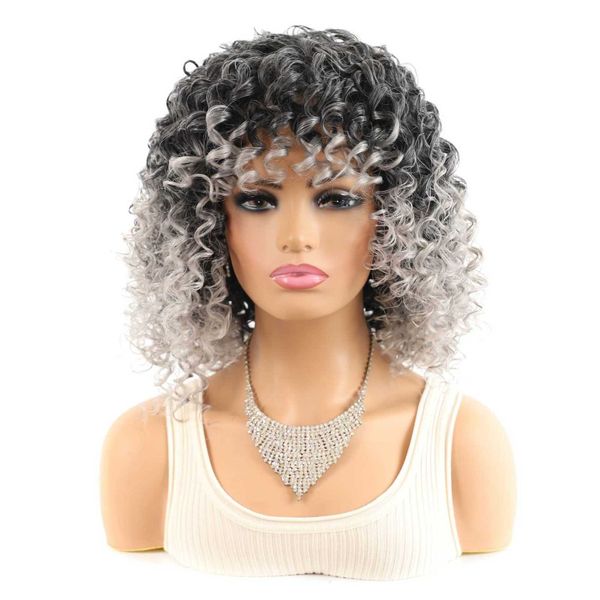 small black gradient granny gray deep curly wig head cover
small black gradient granny gray deep curly wig head cover