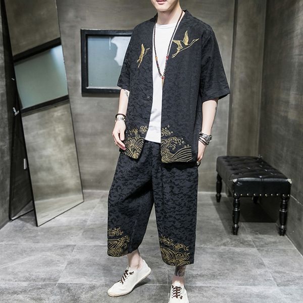 chinese style men sets summer chinese shirts kimono pants streetwear casual asian clothes vintage men suit -5xl 10821, Red
chinese style men sets summer chinese shirts kimono pants streetwear casual asian clothes vintage men suit -5xl 10821, Red