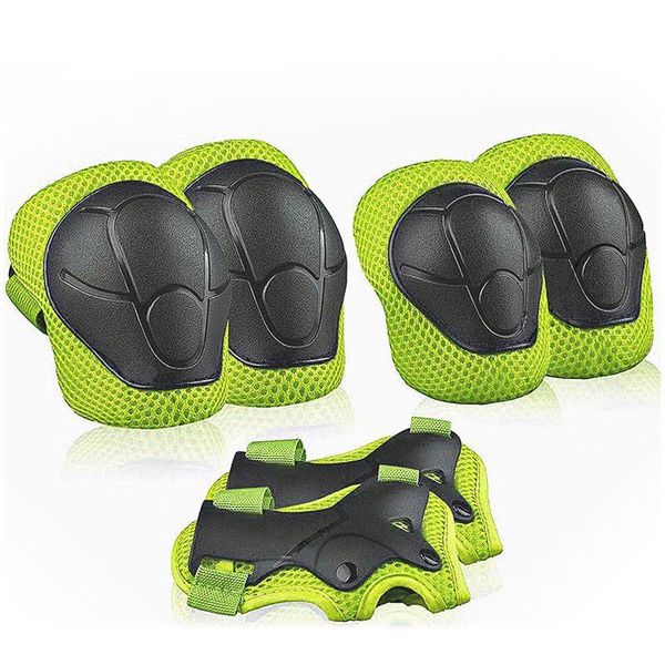 elbow & knee pads 6pcs protective gears set for kids children pad wrist guards child safety protector kit cycling bike skating, Black;gray
elbow & knee pads 6pcs protective gears set for kids children pad wrist guards child safety protector kit cycling bike skating, Black;gray