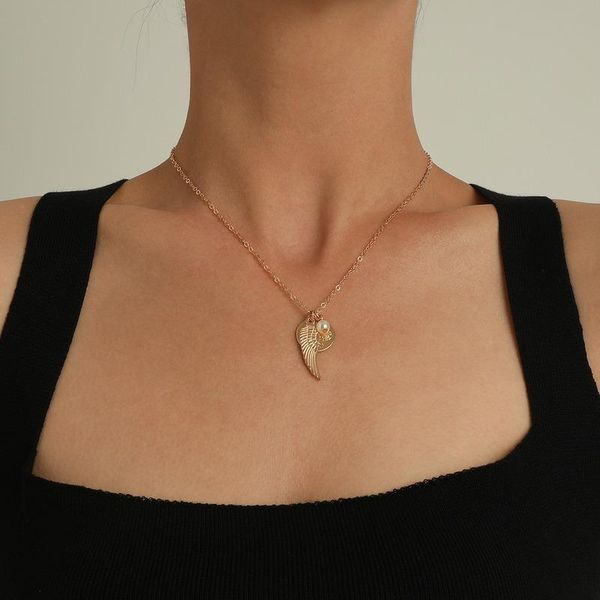 chains wing necklace women fashion necklaces woman round pendant letter simpe european trendy laides jewelry gold color alloy collier, Silver
chains wing necklace women fashion necklaces woman round pendant letter simpe european trendy laides jewelry gold color alloy collier, Silver