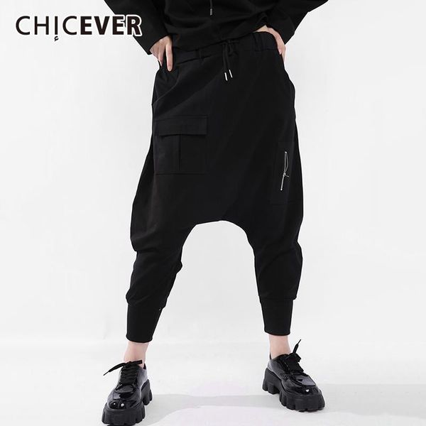 women's pants & capris chicever drawstring dual pocket fold pleated loose for women high waist solid trousers womens clothing fashion s, Black;white
women's pants & capris chicever drawstring dual pocket fold pleated loose for women high waist solid trousers womens clothing fashion s, Black;white