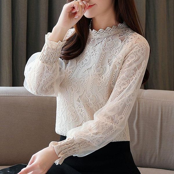 women's blouses & shirts white long sleeve lace blusas women and blouse solid drop french femme clothing lantern stand 1499
women's blouses & shirts white long sleeve lace blusas women and blouse solid drop french femme clothing lantern stand 1499